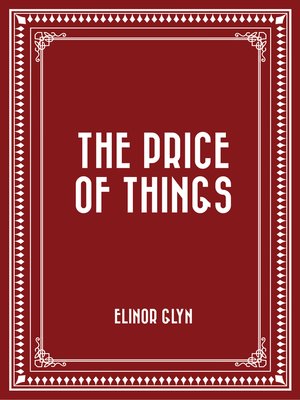 cover image of The Price of Things